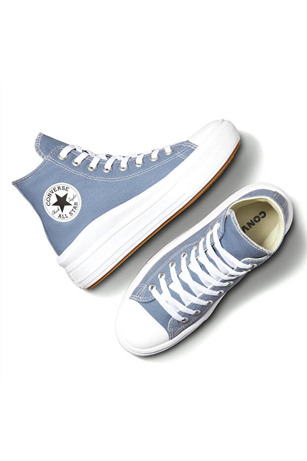 Chuck Taylor All Star Move Kadın Mavi Sneaker Ayakkabı A06500C - 3