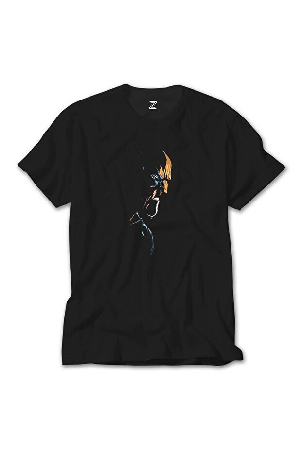 Черен тениска с силует на Wolverine - 1