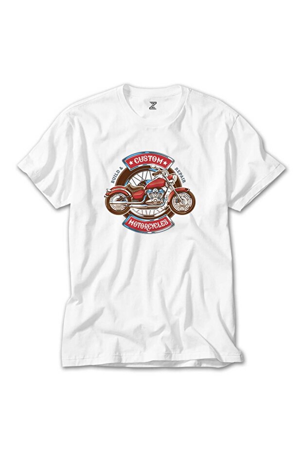 Custom motorcycle White T-shirt