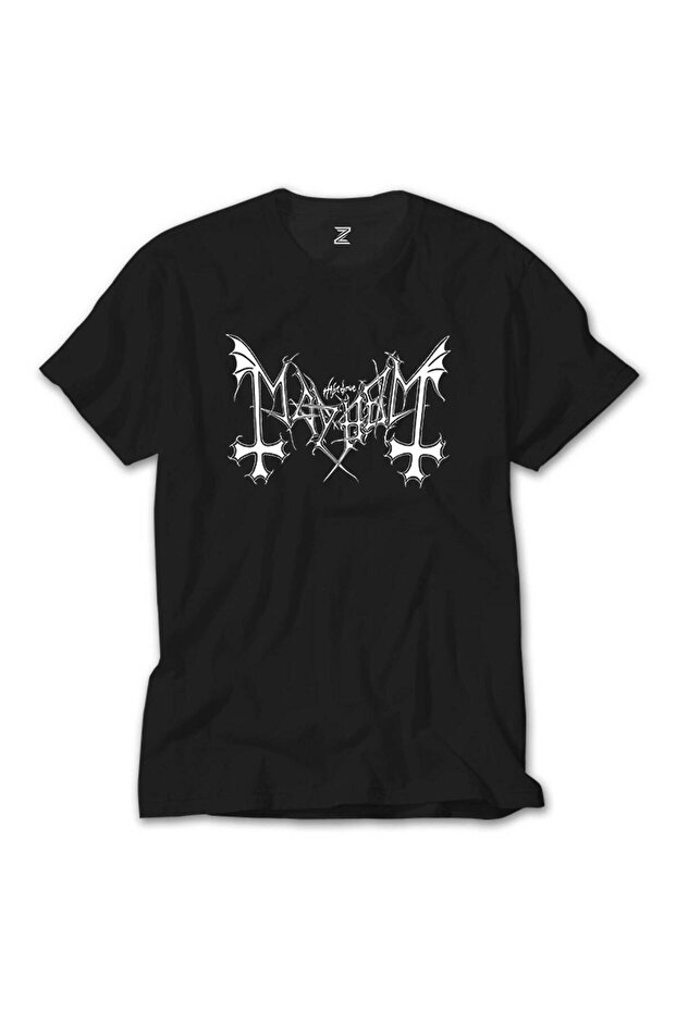 Mayhem Logo Black T-Shirt