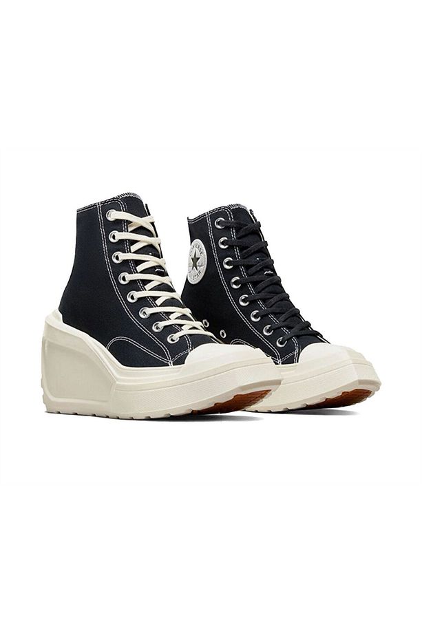 Chuck 70 De Luxe Wedge Hi Kadın Günlük Ayakkabı A06478c Siyah - 3