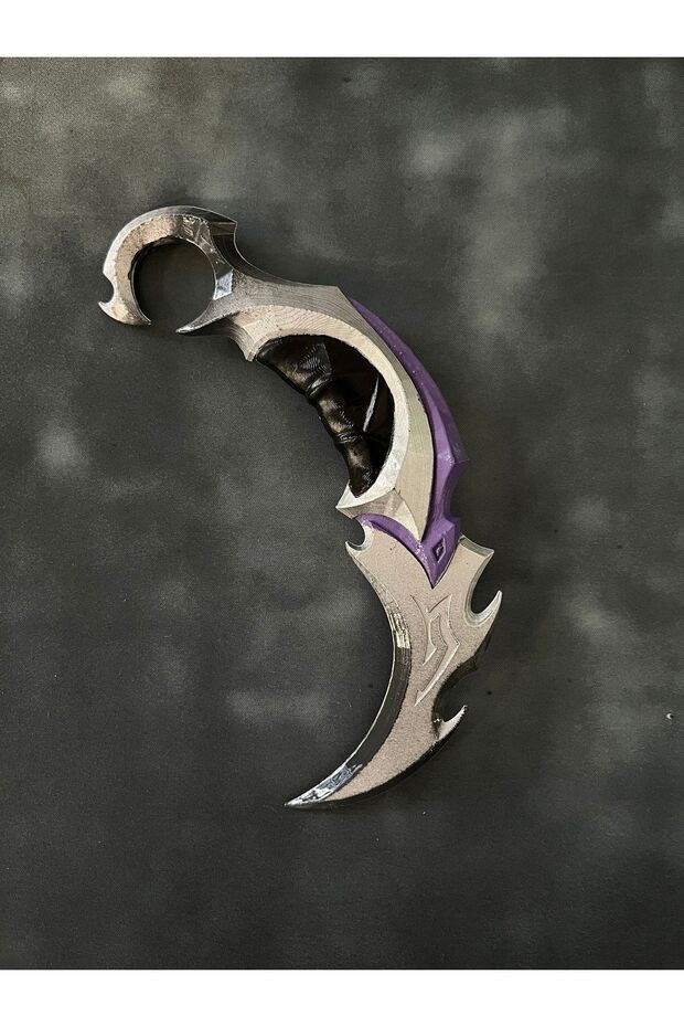Yağmacı Karambit Mor Plastik - 1
