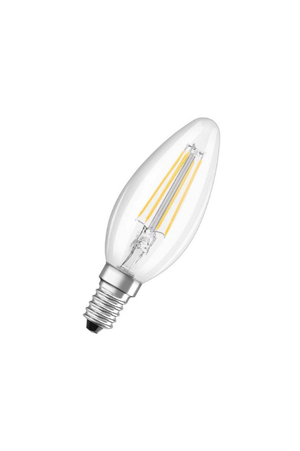 Ledvance Value Clb40 4W/827 E14 Flamanlı Şeffaf Cam Ampul  ( 6'Lı Eko Paket ) - 2