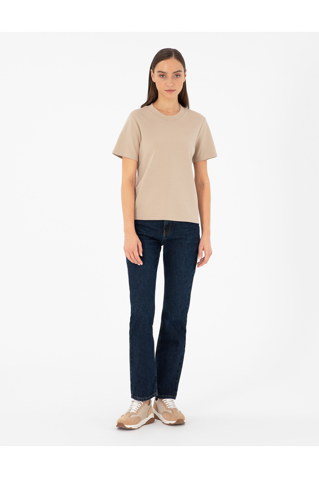 Dark Indigo Straight Fit Jean Trousers 50291374 -Vr089