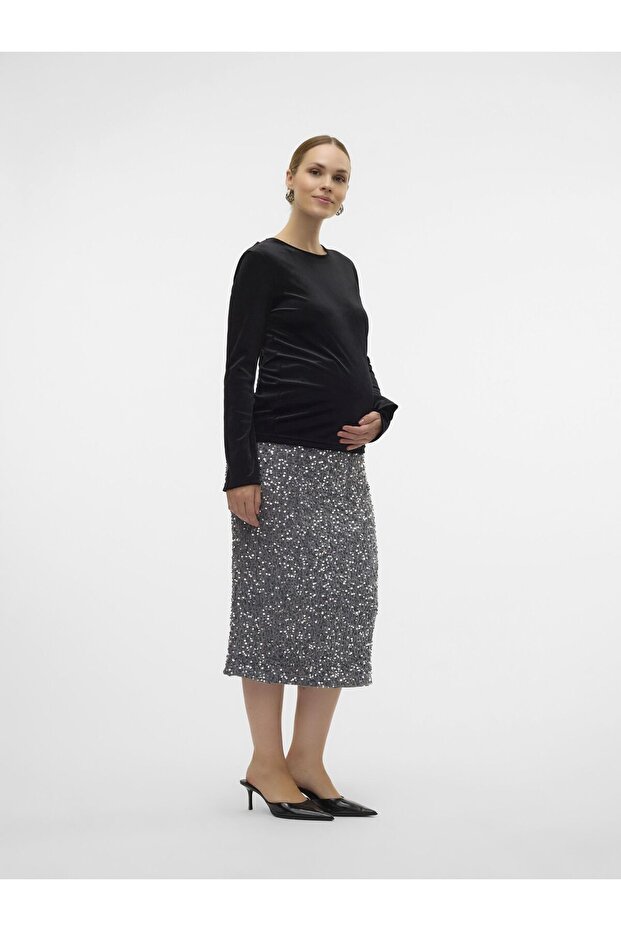 Rock Hohe Taille Midirock - 4