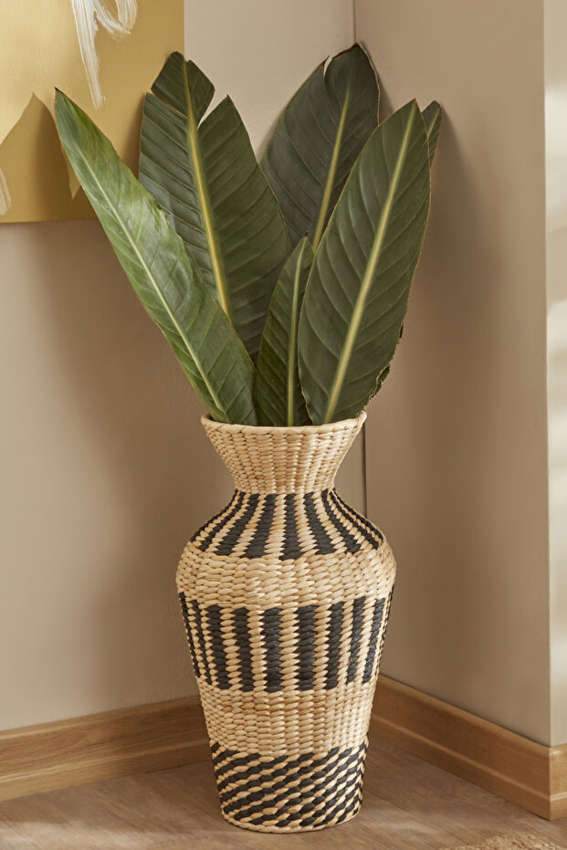 Feline Hasır Vazo 45 cm - 1