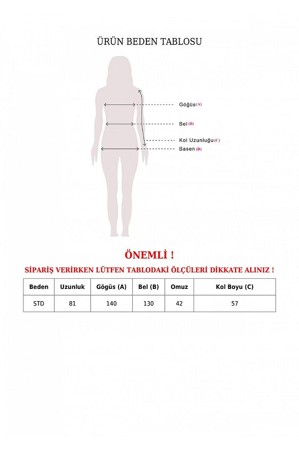 Boydan Düğmeli Jakarlı Oversize Gömlek -bej - 3