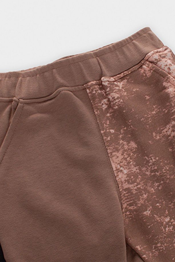 Erkek Çocuk Baskılı Camel Eşofman Altı - 4