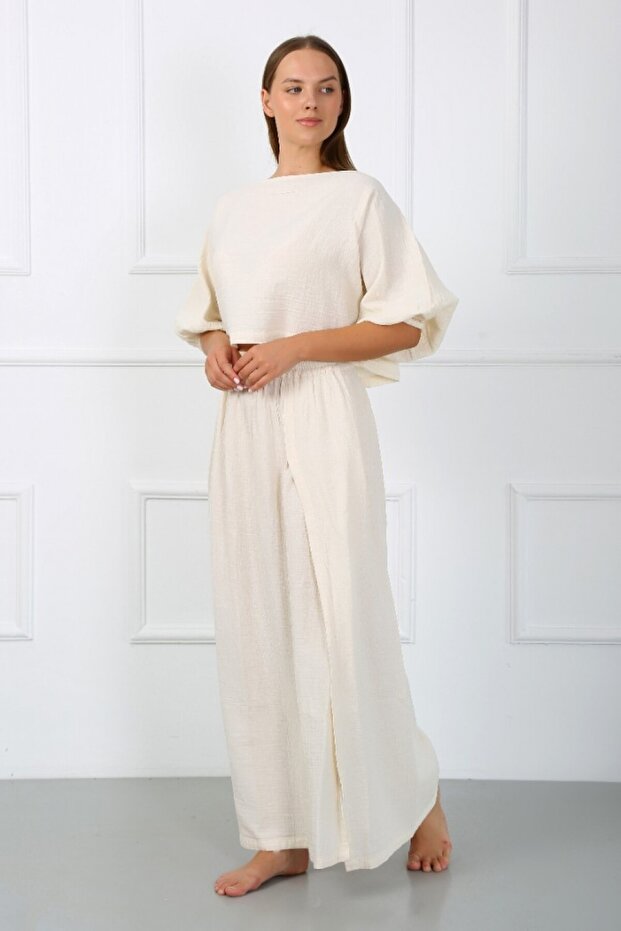 Шила Крем Блуз - 4