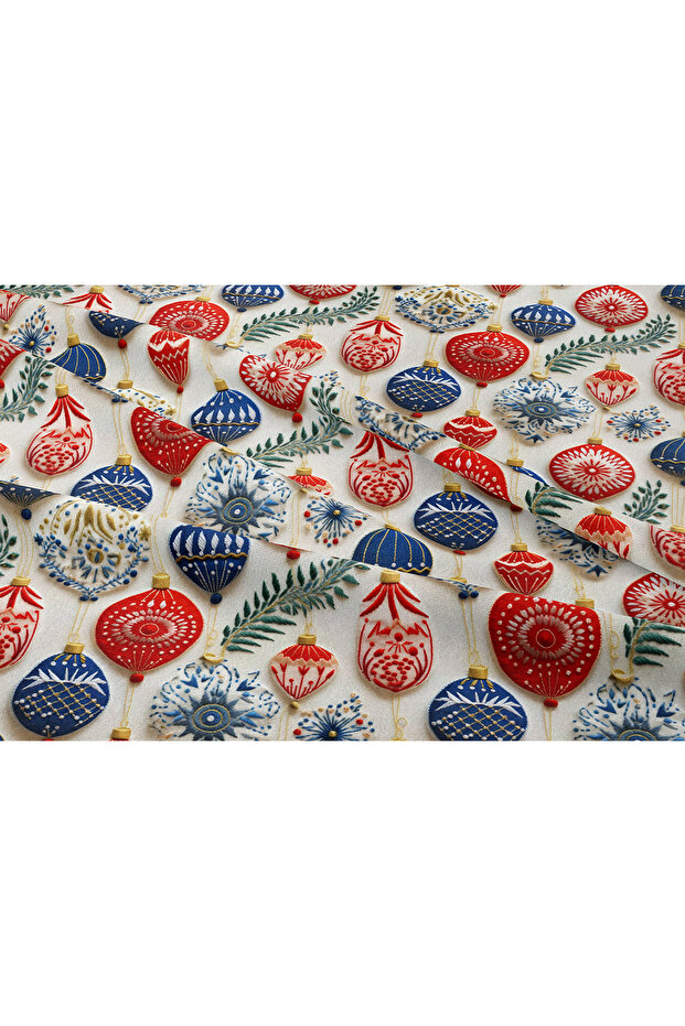 New Year's Digital Printed Decorative Fabric - 9 - 2