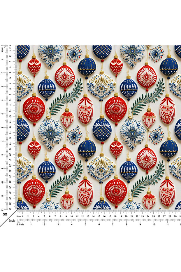 New Year's Digital Printed Decorative Fabric - 9 - 4