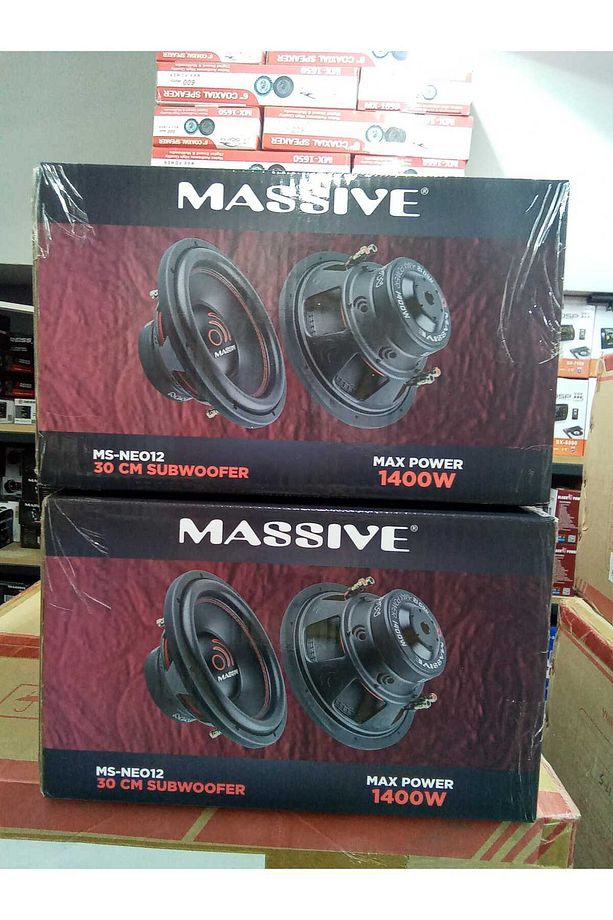 MS-NEO12.S4 30 CM SUBWOOFER BAS SİNGLE TEK BOBİN 1400 WATT MAXİMUM POWER 500 WATT RMS POWER 1 ADET - 5