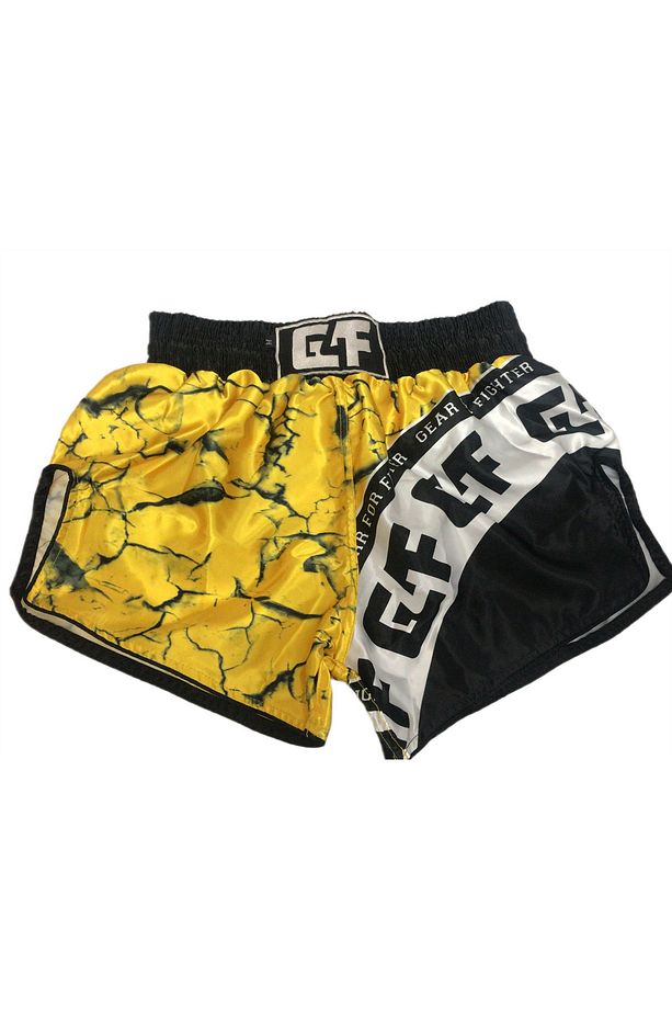 G4F Kıck Boxıng Short Sublımated Short Siyah/Sarı XL Beden - 1