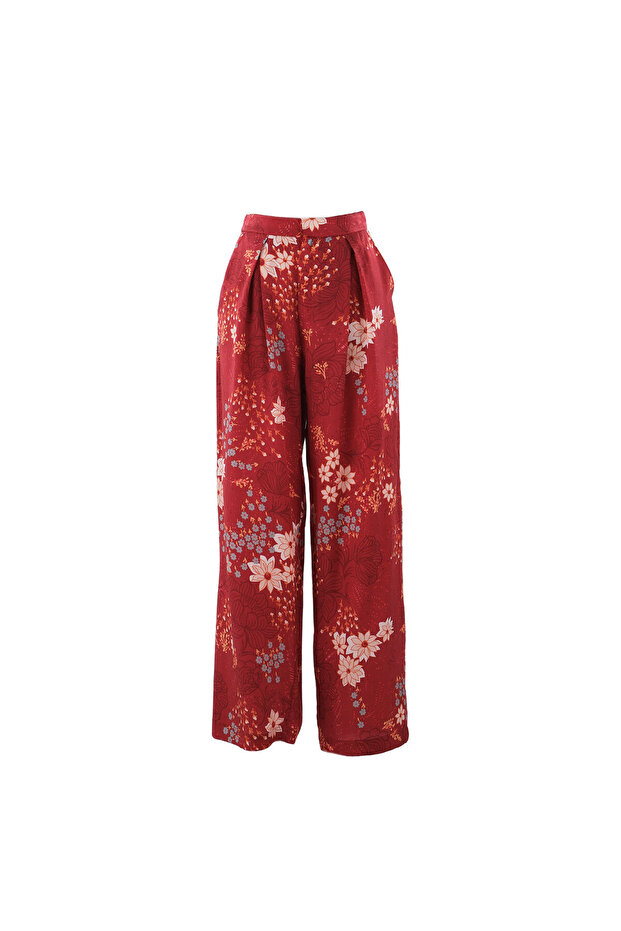Front Pleated Lyocell Fabric Relaxed Fit Trousers - My -