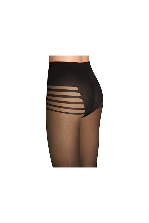 Strumpfhose für Damen in schwarz - 3