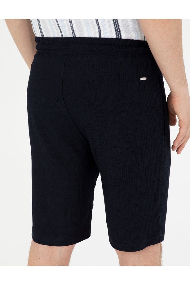 Lacivert Regular Fit Örme Şort 50286125-VR033 - 7