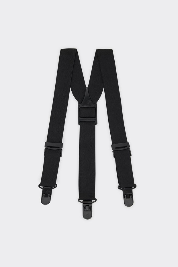 Boy's Black Pants Strap