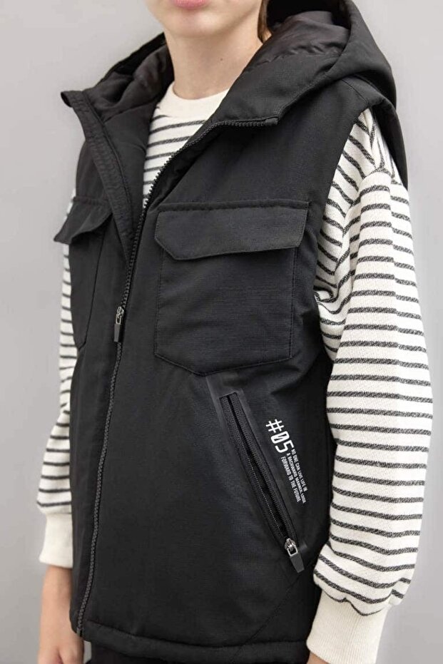 Erkek Çocuk Yelek C4340a8/bk27 Black - 3