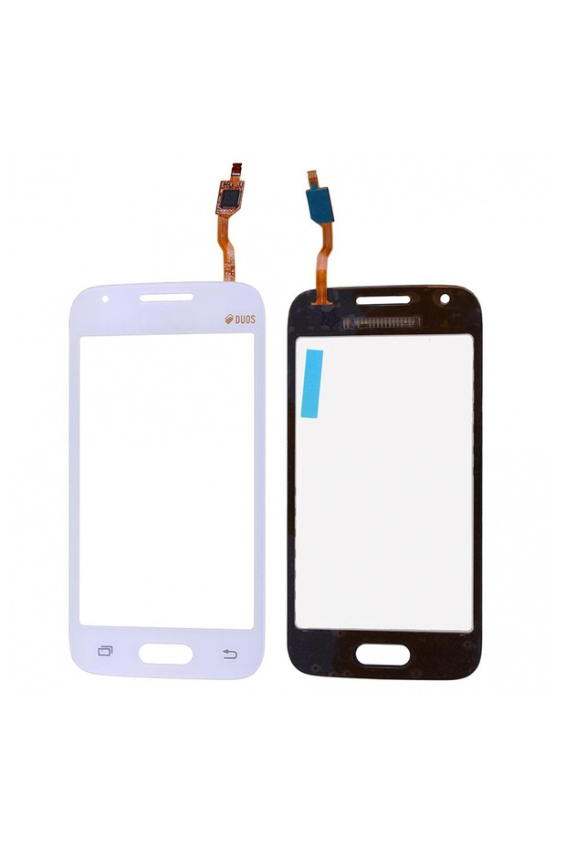 عدسة لمس متوافقة مع هاتف Samsung Galaxy G313 Ace 4 من Teknonet + فيلم - أبيض