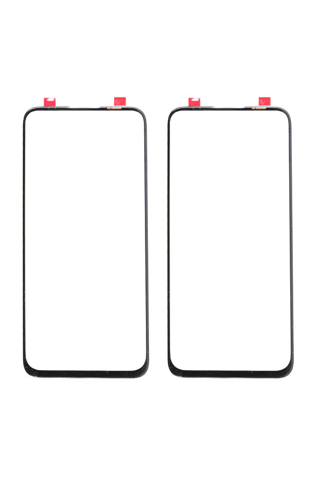 عدسة لمس متوافقة مع Teknonet Oppo Reno 2Z + Oca - أسود