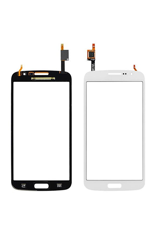 عدسة لمس متوافقة مع هاتف Samsung Galaxy G7100 Grand 2 من Teknonet + فيلم - أبيض