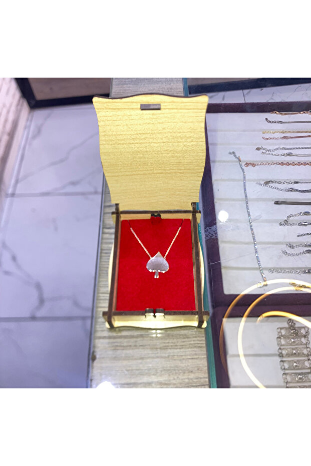 Gümüş Maça As Kolye - 5