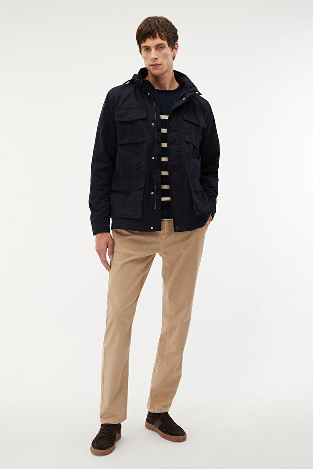 KAPÜŞONLU ÇOK CEPLİ MONT - 2