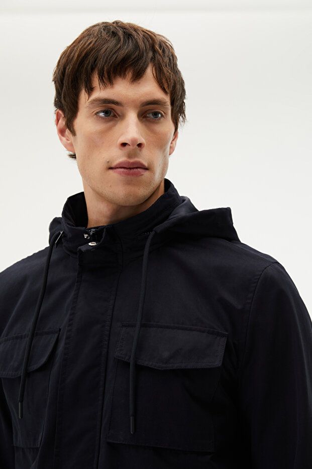 KAPÜŞONLU ÇOK CEPLİ MONT - 3