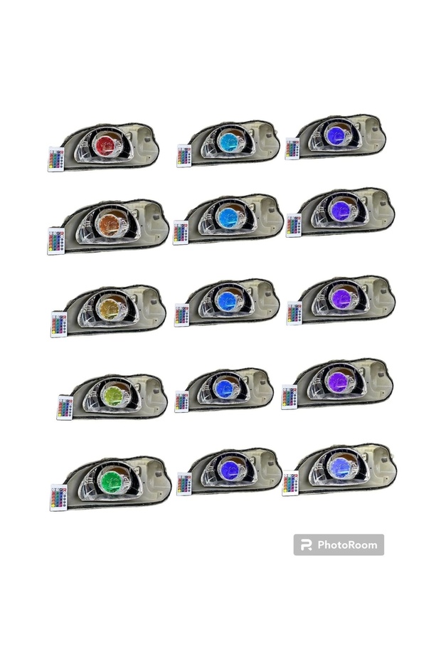 3 I?nç Düz Bi?-xenon Mercek Modelli? Kapak Rgb Şeytan Göz - 4