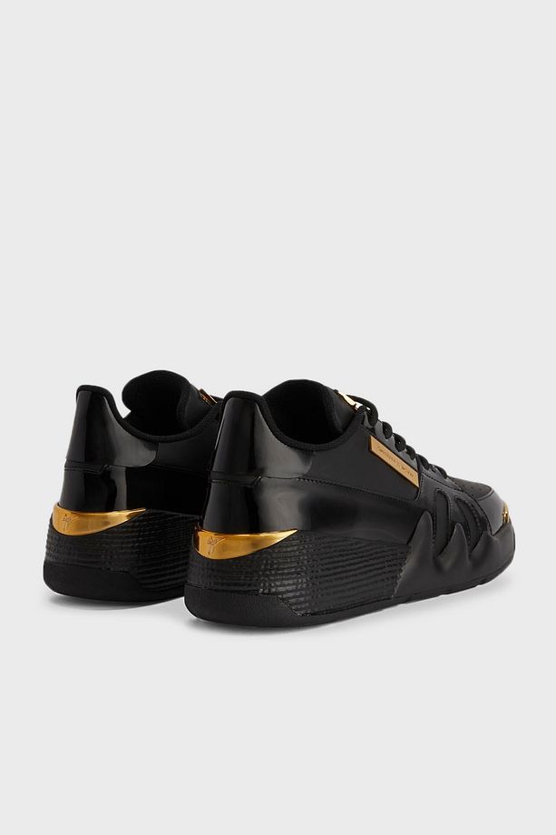 Logolu Hakiki Deri Sneaker Ayakkabı Erkek AYAKKABI RM40002 - 3