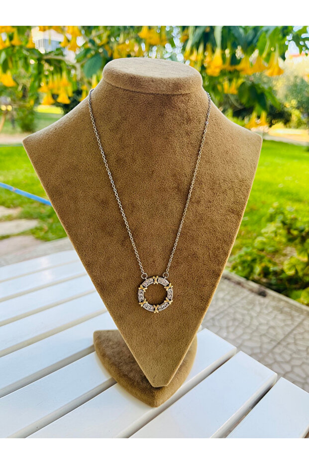 Çelik Silver XOXO Kolye - 3