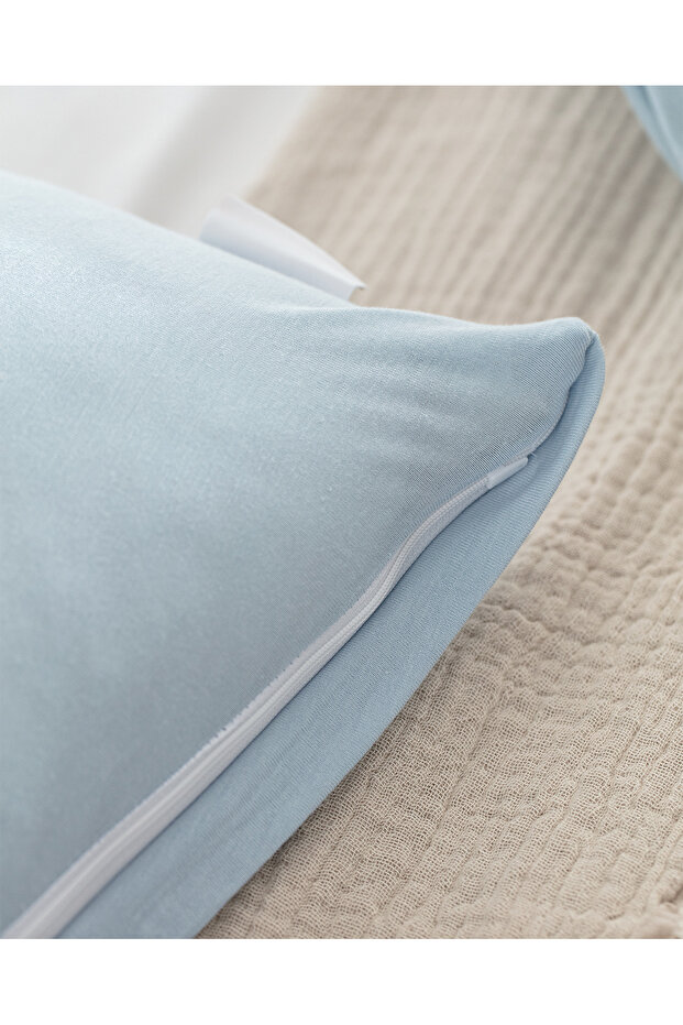 Belle Bambu 2'li Yastık Kılıfı - Mavi - 5