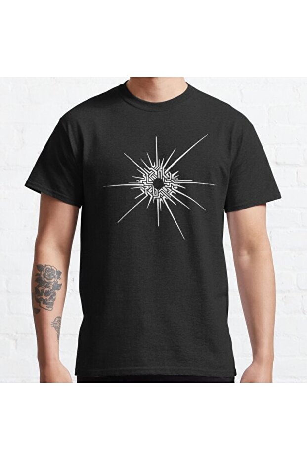 Baggy Mold Unisex Outer Wilds™ Eye Of The Universe (SYMBOL) [white] Design Printed T-shirt