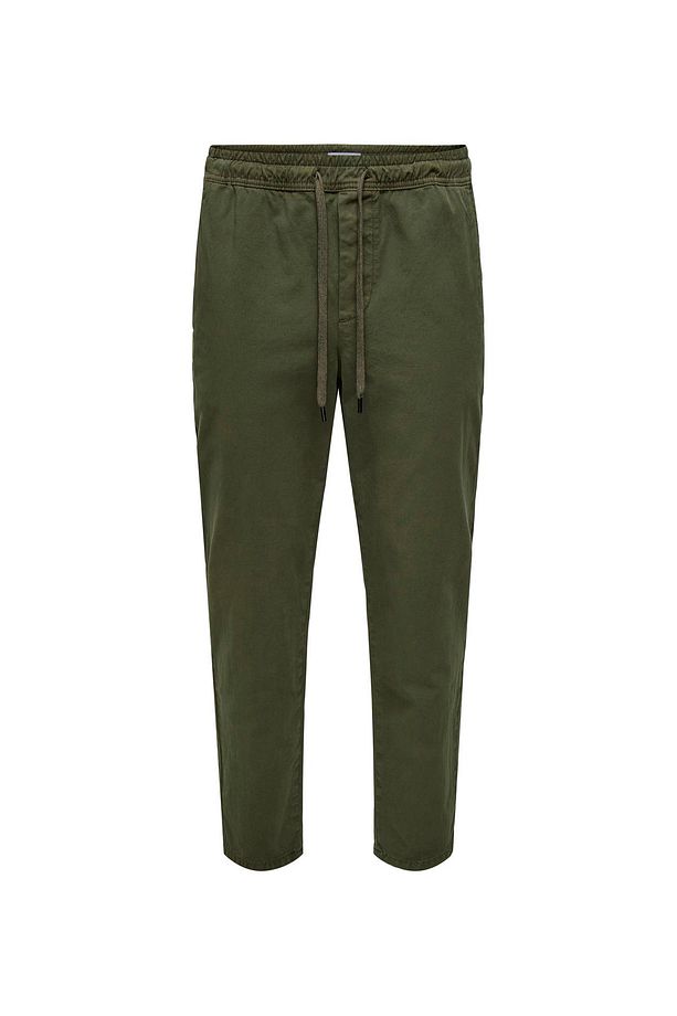 Yüksek Bel Normal Haki Erkek Chino Pantolon ONSLINUS TAPER 0183 PANT NOOS - 6