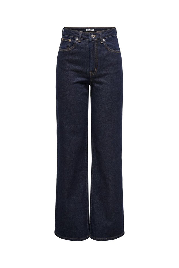 Weitem Ile Kot Bein Onljuicy High Waist Wide Leg Jeans