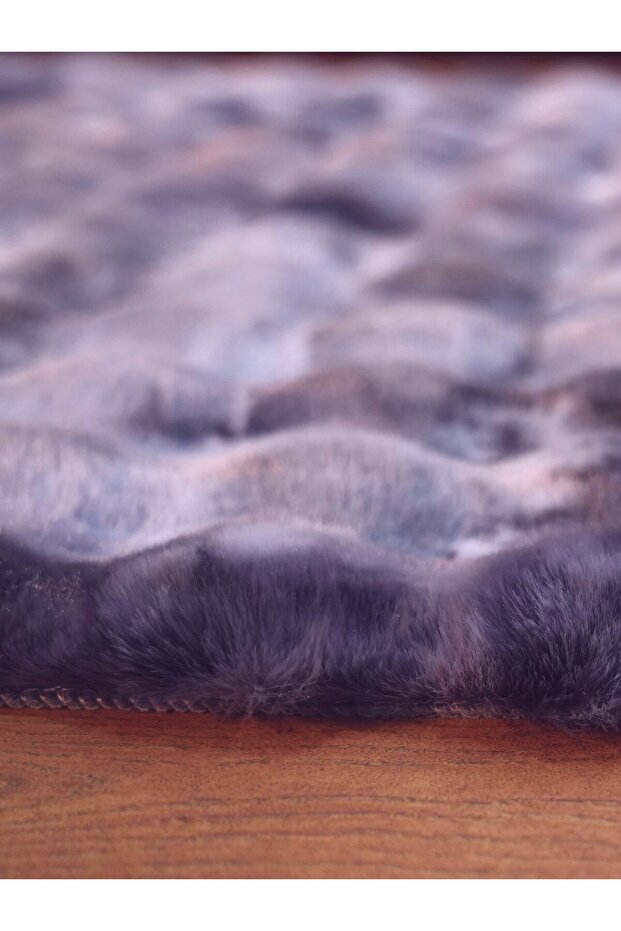 Rex Tavşanı Bubble Post Halı Multi Gri - 3