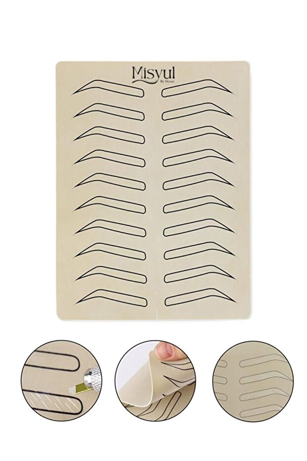 Eyebrow Template Microblading Working, Permanent Makeup Training Template - 2