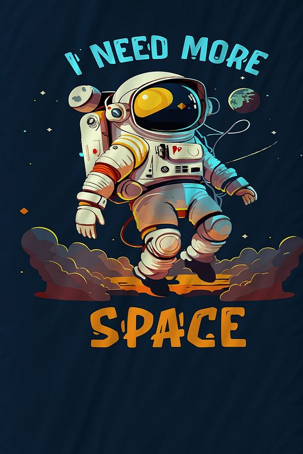 Mavi Astronot Desenli Erkek Çocuk Tek Kişilik Nevresim Takımı Yastık Kılıflı - 3