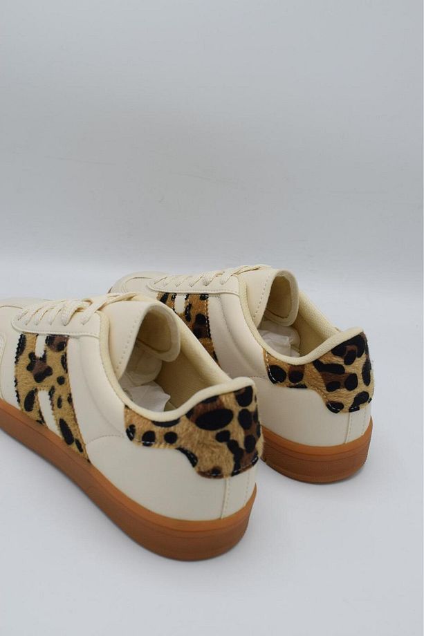 Liva Kadın Spor Ayakkabı - BEJ-LEOPAR - 4