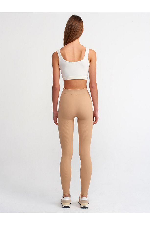 Fitilli Poliamid Tayt-camel - 2
