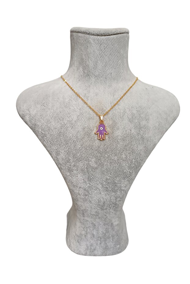 Gold Fatma Mother's Hand Necklace