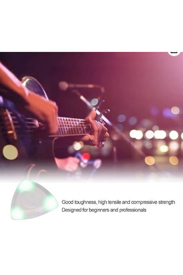 Led Light Pick - Işıklı Pena Tüm Gitarlara Uyumlu - 4