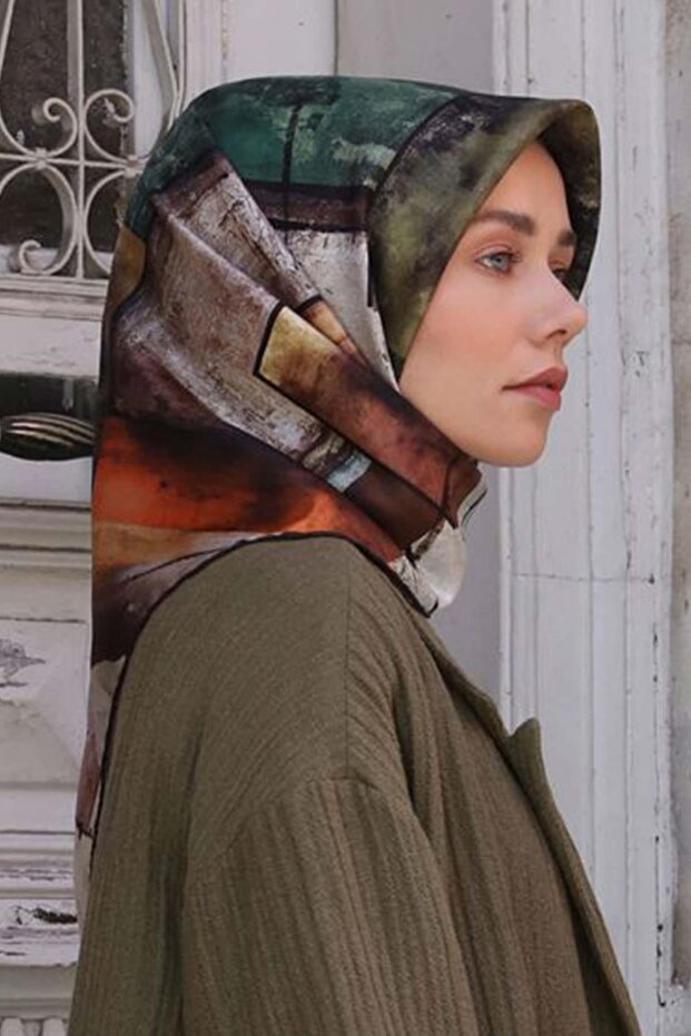 Trend Polyester Twill (TİVİL) Eşarp Ltd221-01 - 2