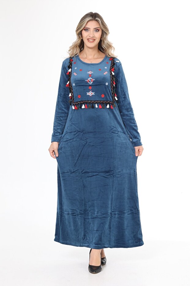 ROCHIE DE CATIF DE DAMĂ MÂNECĂ LUNGĂ - 8