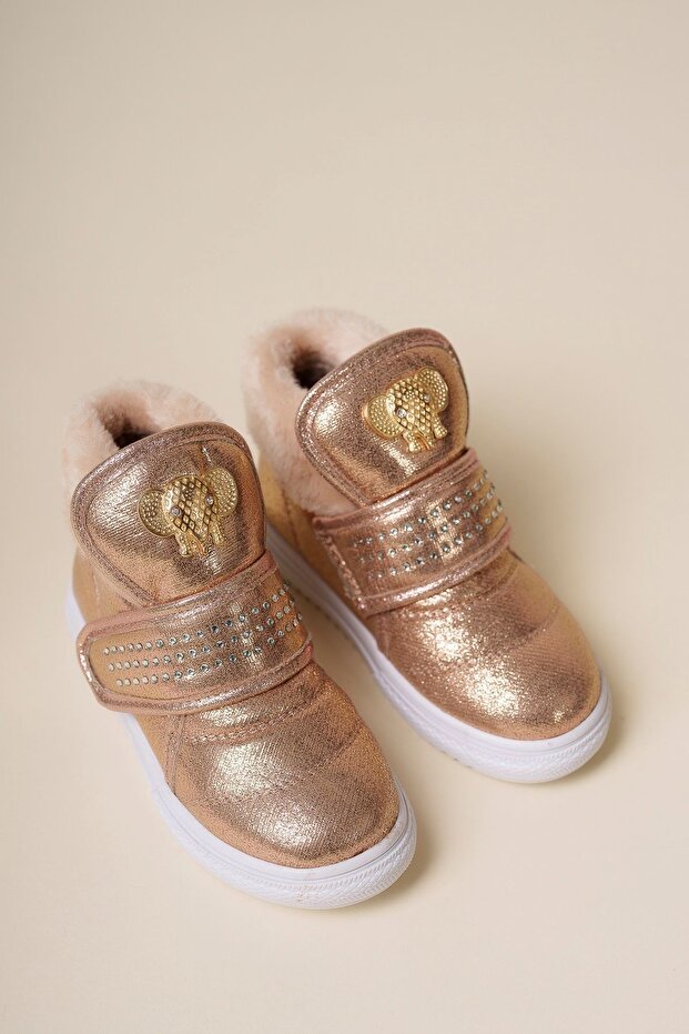 Kürklü Cırtı Taşlı Çocuk Bot - 3