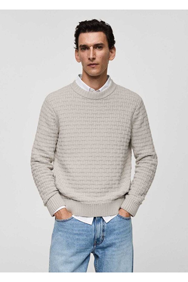 Çapraz örgülü kazak - 1