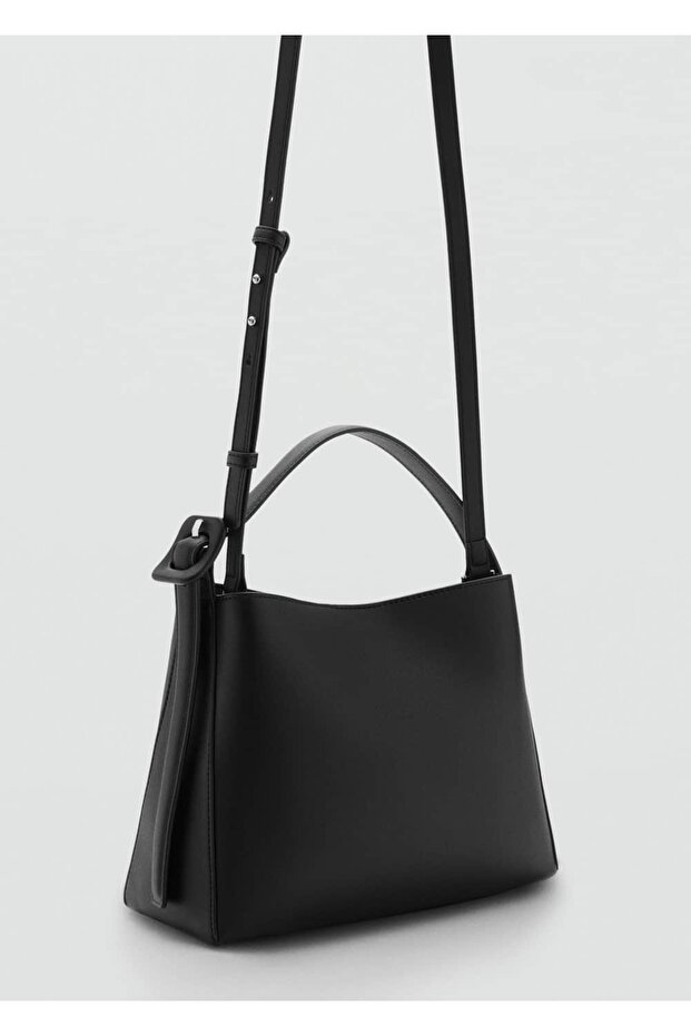 Buckle detailed shopper bag