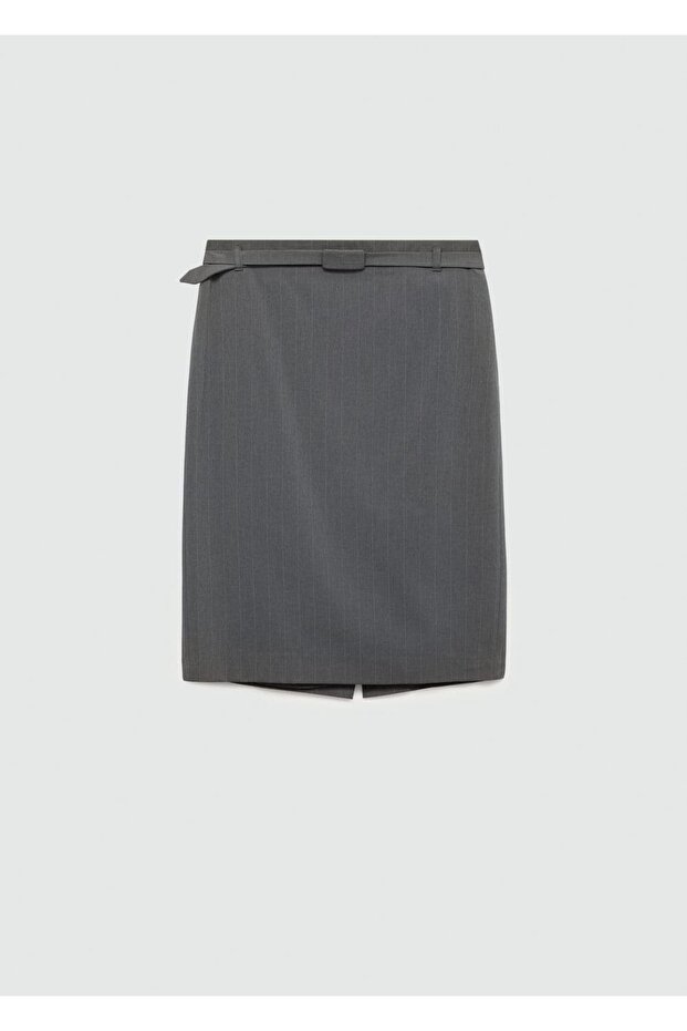 Schmal gestreifter Bleistiftrock - 3