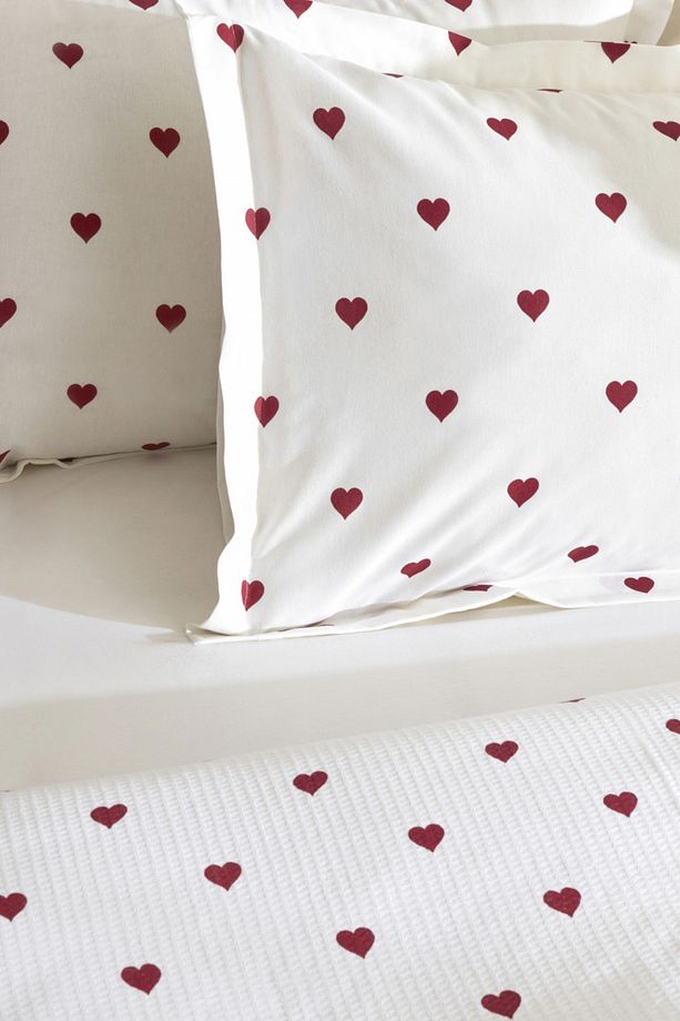 Amour Tek Kişilik Pike Takımı Kırmızı - 7