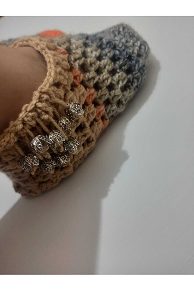 El örgüsü patik, çorap, - 2